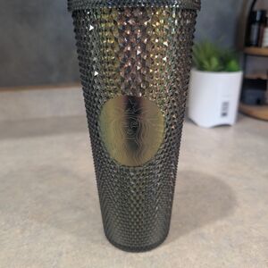 Starbucks Iridescent Black Studded Tumbler